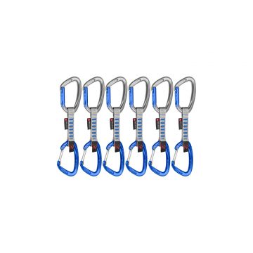 MAMMUT Crag Keylock Wire 10 cm Indicator 6-Pack Quickdraws