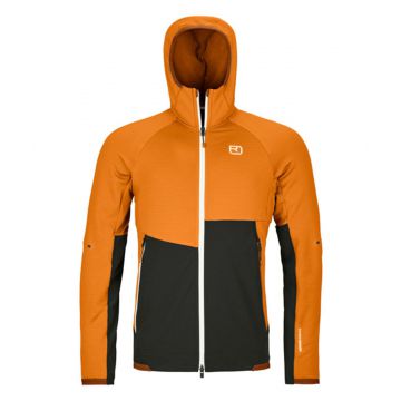 ORTOVOX FLEECE RIB HOODY - Herren