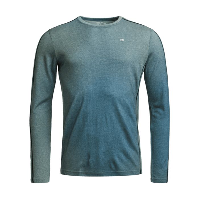 ORTOVOX 185 ROCK'N'WOOL PRINT LS - Herren main product photo